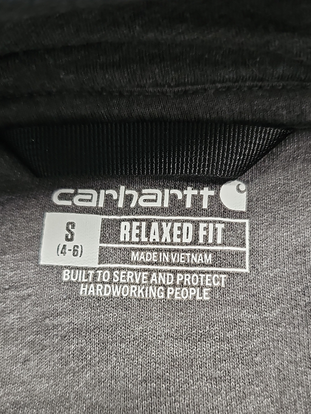 Carhartt Women's Small Dark Gray Pullover Hoodie - Picture 5 of 6